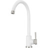Смеситель для кухни GRANULA ST-4031 арктик (белый) ST-4031 BELYII